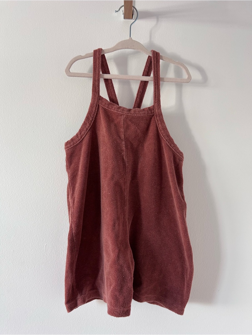 Kids Rust Brown One-Piece Romper